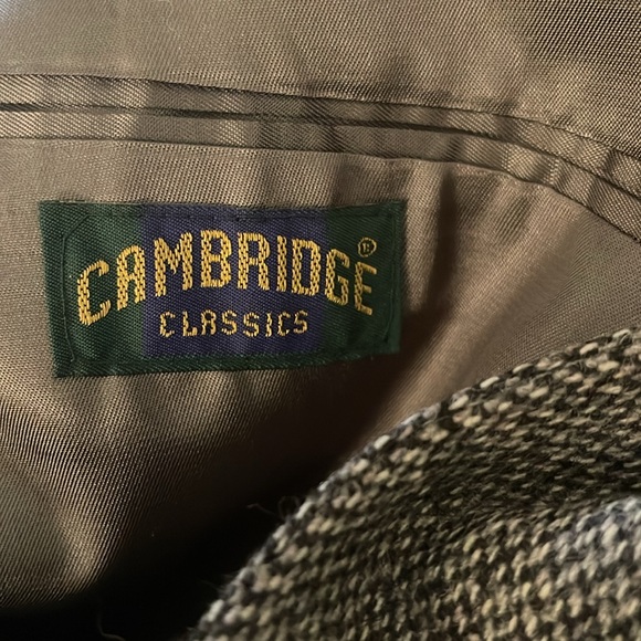 🎉HP! ❤️ NWT! Cambridge Classics Men’s Lambswool Tweed Blazer - Picture 4 of 6